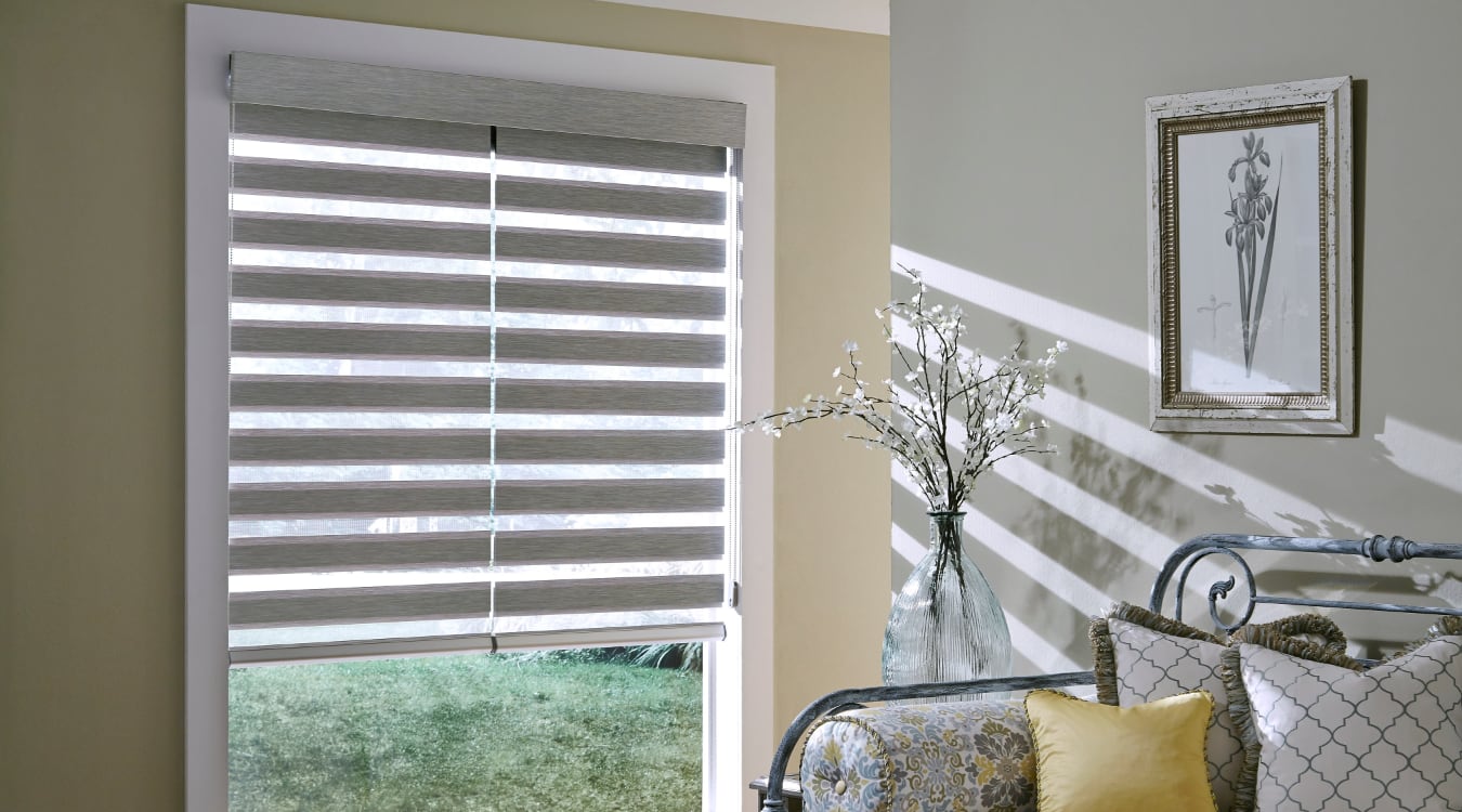 Zebra shade window treatments